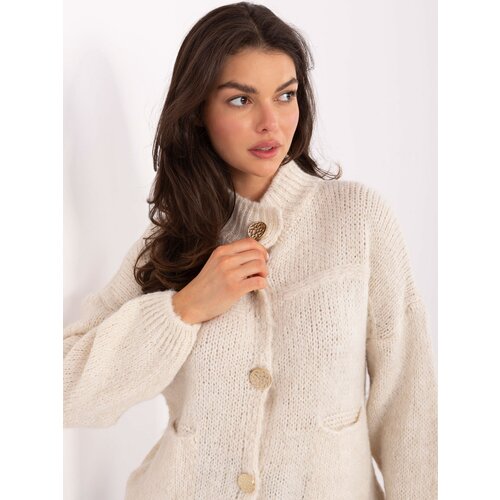 Italy Moda Sweater-MI-SW-WM218.02-light beige Slike