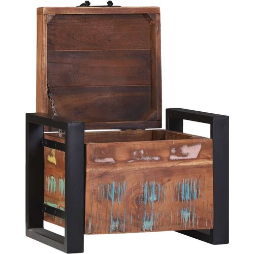  Shrambne škatle 40x30x30cm Trden predelan les in metal Cene
