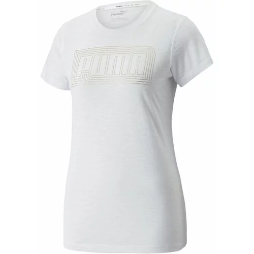 Puma PERFORMANCE LOGO FILL TEE REC Q4 Ženska majica, bijela, veličina