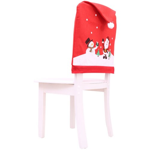  Chair Cover Christmas Red 60cm x 48cm 1pc. Slike