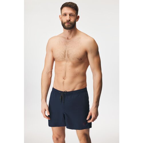 Jack & Jones Kratke kopalne hlače 'FIJI' mornarska / rdeča Cene