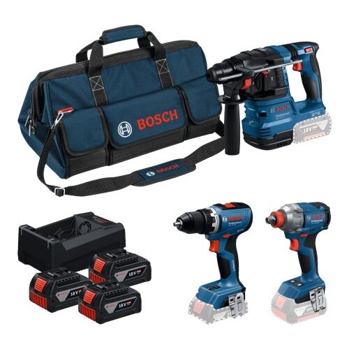Bosch set alata GSR 18V-65 + GDX 18V-285 + GBH 18V-22 + 3 x akumulatora 5.0Ah ( 0615A50093 ) Cene