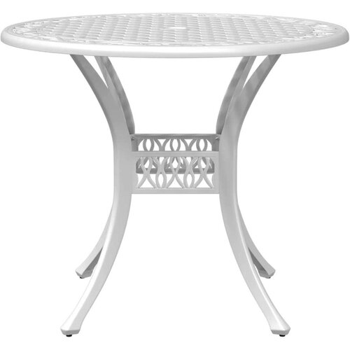 VidaXL 3-dijelni bistro set bijeli od lijevanog aluminija Slike
