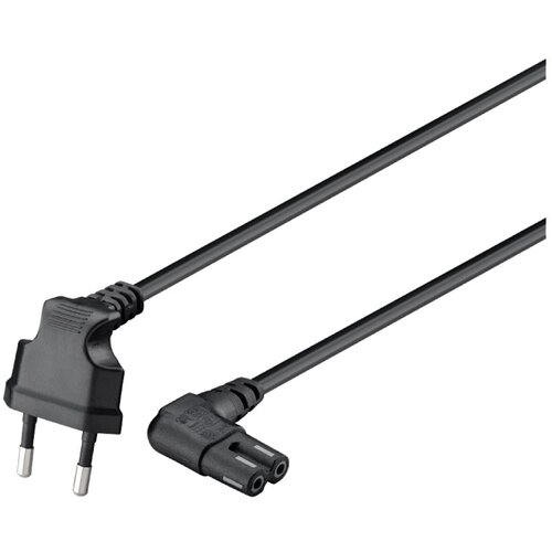 Strujni Wentronic Netzkabel, 3m, z vogalnim vtičem, črna, 97354, (20786929) Cene