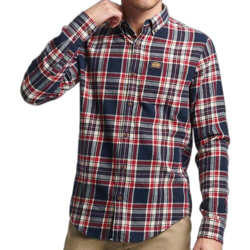 Superdry muška košulja l/s cotton lumberjack shirt Slike