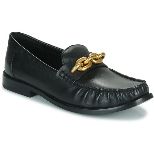 Coach Mokasini JESS LEATHER LOAFER Črna Slike