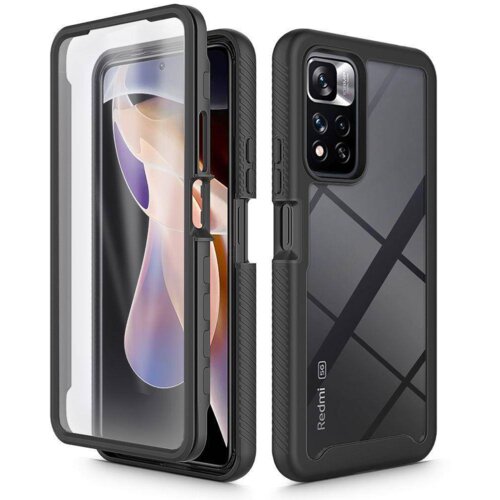 Onasi silikonski ovitek armor 360 za xiaomi redmi note 11 pro - črn Cene