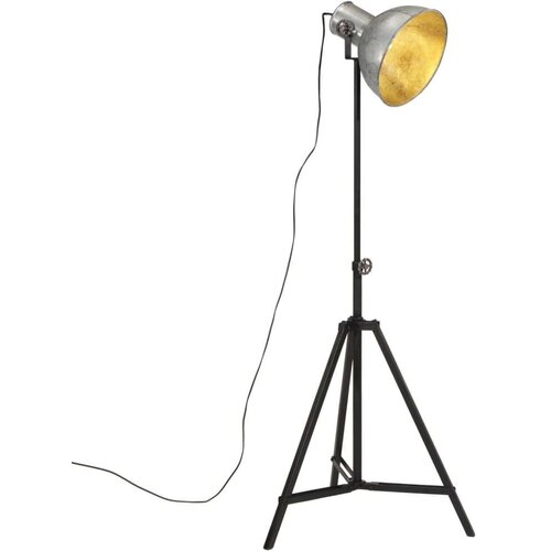  Stoječa svetilka 25 W starinsko srebrna 61x61x90/150 cm E27, (22125924) Cene