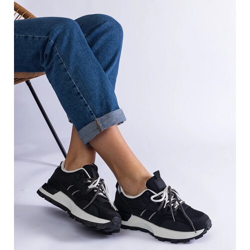 Gemre Black women's sports sneakers Adalia Cene