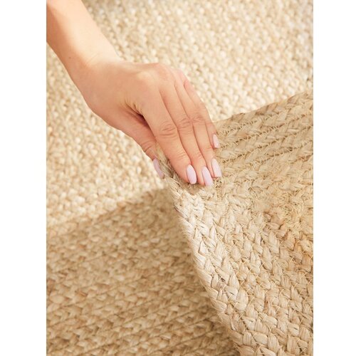 Hanse Home Obojestranska/ročno tkana preproga iz jute v svetli naravni barvi 120x180 cm Sharmila Natural White &amp;ndash; Slike