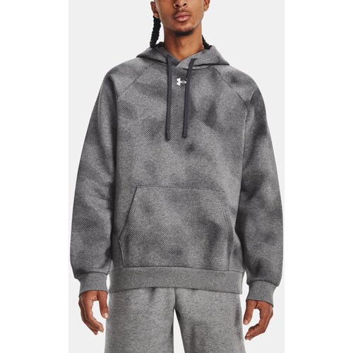 Under Armour Sweatshirt UA Rival Fleece Printed HD-GRY - Men Slike