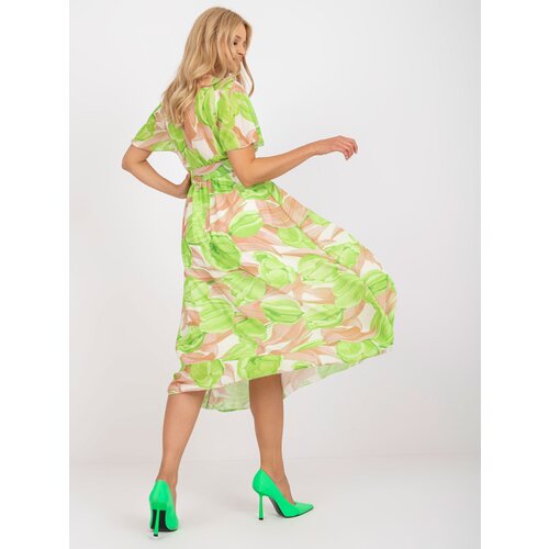 Italy Moda Dress-DHJ-SK-15967.54P-light green Cene