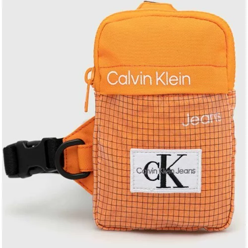 Calvin Klein Jeans Torbica za pas oranžna barva