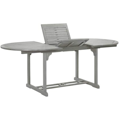  Vrtni stol sivi 200 x 100 x 75 cm od masivnog bagremovog drva Cene