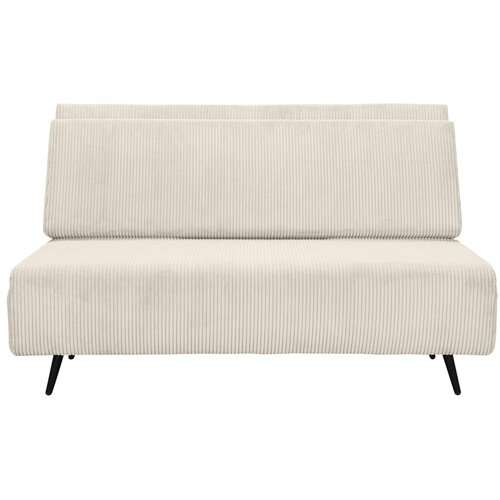 Støraa Krem sklopiva sofa od samta 140 cm Mallory – Cijene