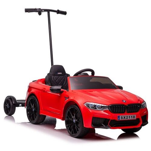  Auto na akumulator BMW M5 sa platformom za roditelja, crveni, lakirani Cijene