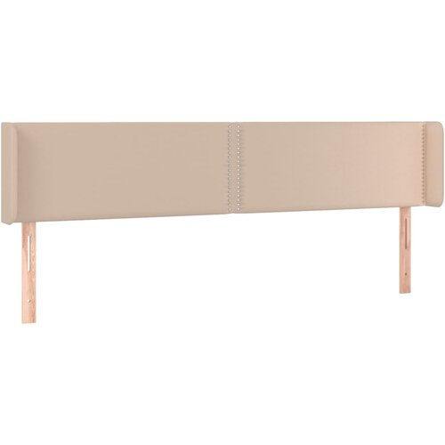 Maison Chic Vzglavna omarica - Nočna omarica - Posteljna omarica z ušesi kapučino 183x16x78/88 cm umetno usnje, (21710085) Cene