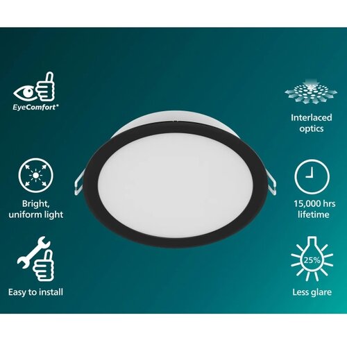 Philips ugradna led svetiljka meson LED/20W/230V 3000K Slike