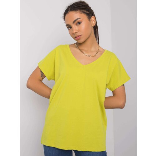 BASIC Feel Good T-shirt-RV-TS-4832.40P-lime green Cene