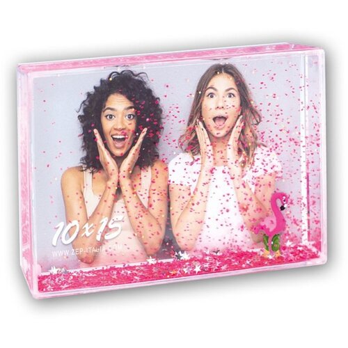 Zep ram za slike sa pink sljokicama 10×15 cm RB406 Cijene