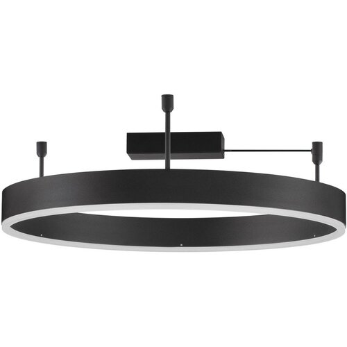 Nova Luce Mat črna aluminijasta LED zatemnitvena stropna svetilka Motif &ndash; Cene