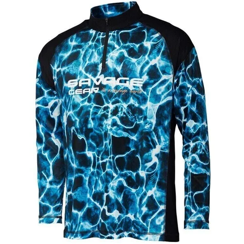 Savage Gear Majica Marine UV Long Sleeve Tee Sea Blue 2XL