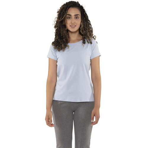 Leone 1947 Majice s kratkimi rokavi Woman T-Shirt Short Sleeves Never Without Modra Cene