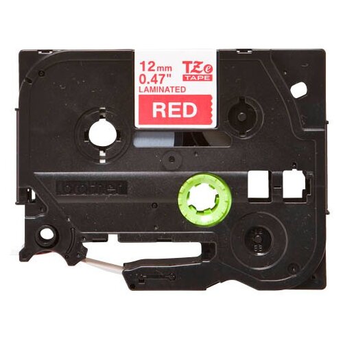 Brother Tze-435 združljiv laminirani trak - 12 mm x 8 metrov belo/rdeč, (21404795) Cene