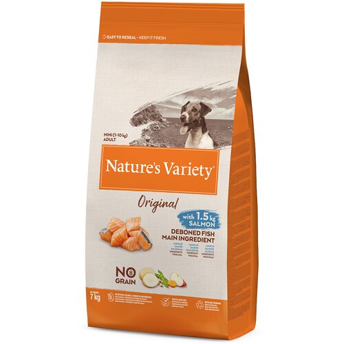 Nature’s Variety Original No Grain Mini Adult losos - Varčno pakiranje: 2 x 7 kg Cijene