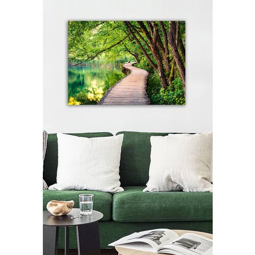 Wallity 668048803-5070 multicolor decorative canvas painting Cene
