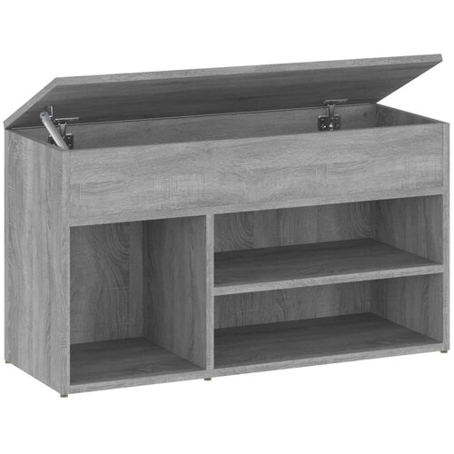 Maison Chic Klop za čevlje - Sedež za čevlje siva sonoma 80x30x45 cm konstruiran les, (21778055) Cene