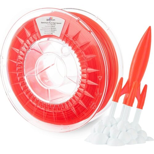 Spectrum Premium PLA High Speed Neo Red - 1,75 mm / 1000 g Slike