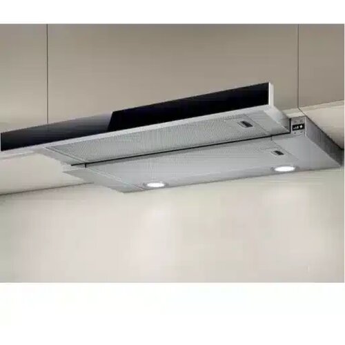 Elica napa elite 26 - 90 cm , nerjaveče jeklo / črno steklo Slike