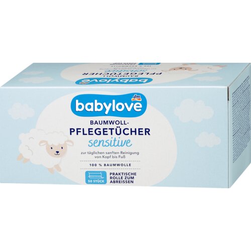 babylove sensitie 100% pamučne maramice 50 kom Cene