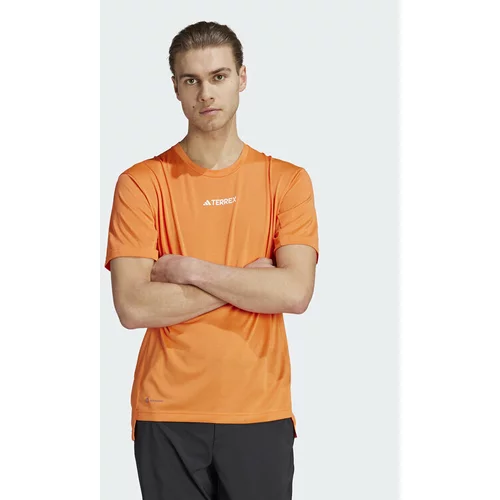 Adidas Majica Terrex Multi T-Shirt HZ6259 Oranžna Regular Fit