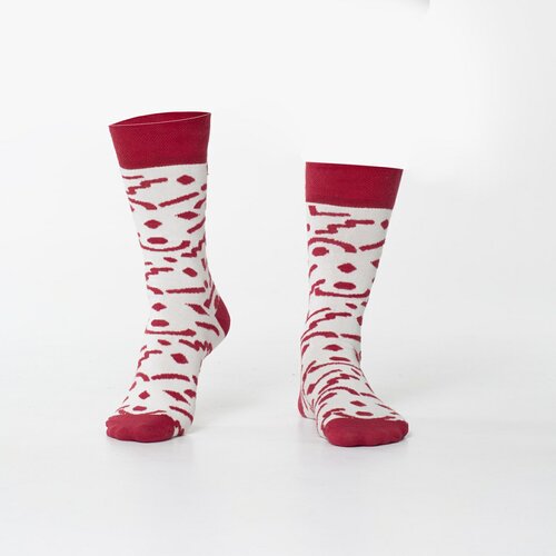 Fasardi Cream women's socks with patterns Cene