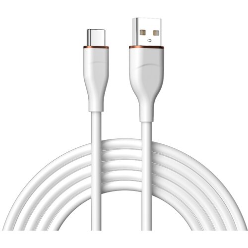 INF Kabel za hitro polnjenje - 2 m - pravi silikon Type-C do Type-C 60 W White, (21537901) Cene