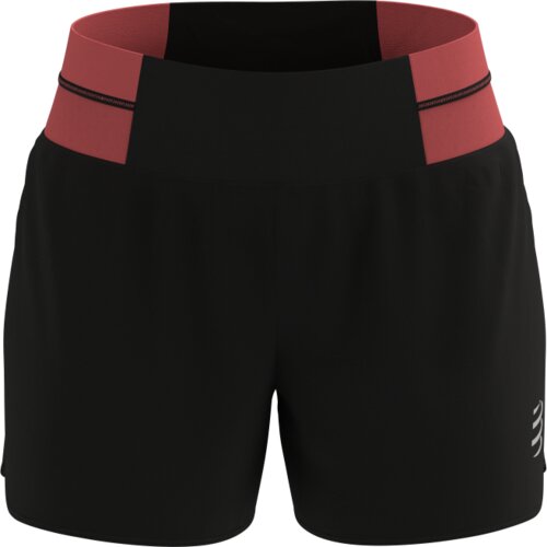  Hlače Compressport Performance Overshort Woman Black/Coral - L Cijene