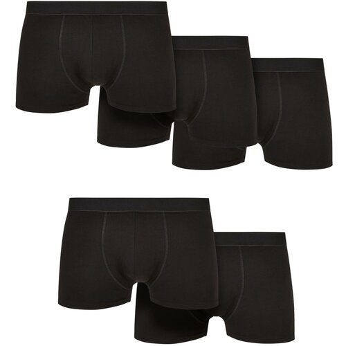 UC Men Solid Organic Cotton Boxer Shorts 5-Pack black+black+black+black+black Slike