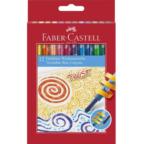 Faber_castell Faber Castell Twist voštane bojice na povlačenje | različiti setovi