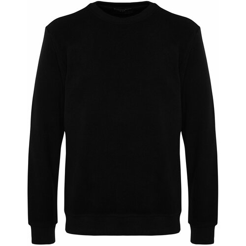 Trendyol Limited Edition Black Men's Regular/Real fit Premium Soft-touch Brushed Sweatshirt. Slike