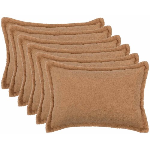  Presvlaka za jastuk 6 pcs HOUTEN Bež 40 x 60 cm Bouclé Cene