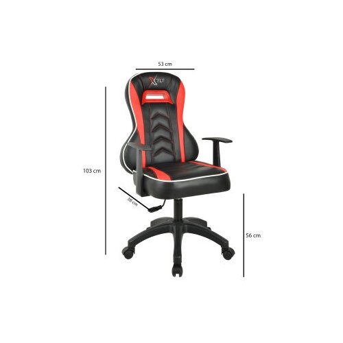 Hanah home gejming stolica xfly luppo red Cene