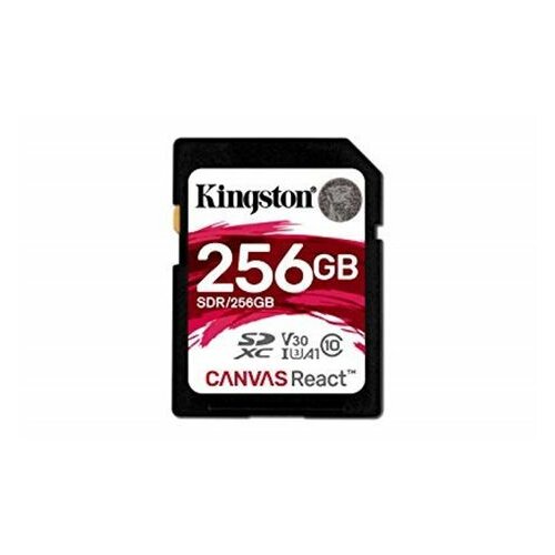 Kingston MicroSDXC 256GB Canvas React SDCR/256GB, UHS-I U3 + SD adapter memorijska kartica Slike
