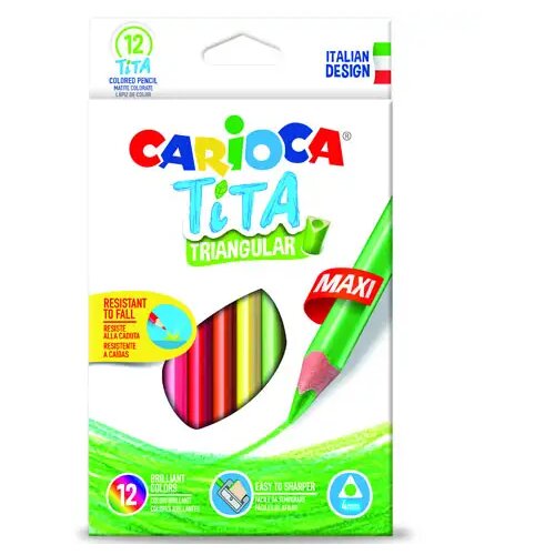 Carioca Carioca: Tita maxi trokutaste bojice 12 kom Slike