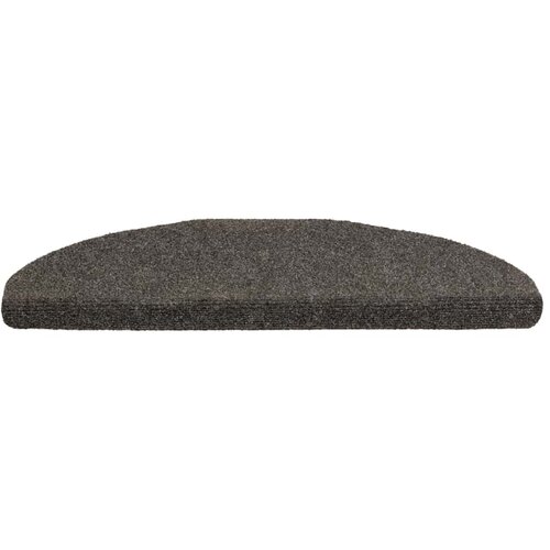  Prostirke za stepenice, samoljepljive, 30 kom. 65x21x4 cm, antracit, poluokrugle, velike Slike