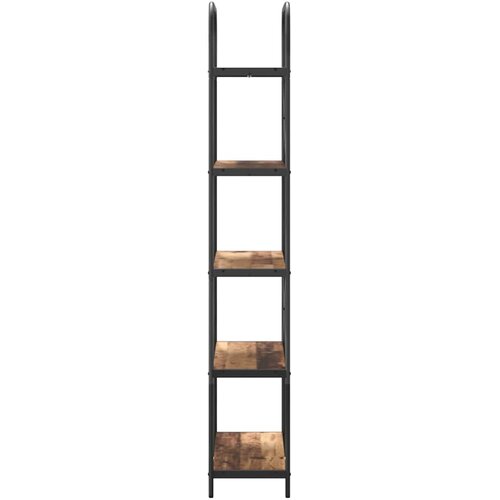  Polica Staro drvo 80 x 30 x 183 cm Konstruirano drvo Slike