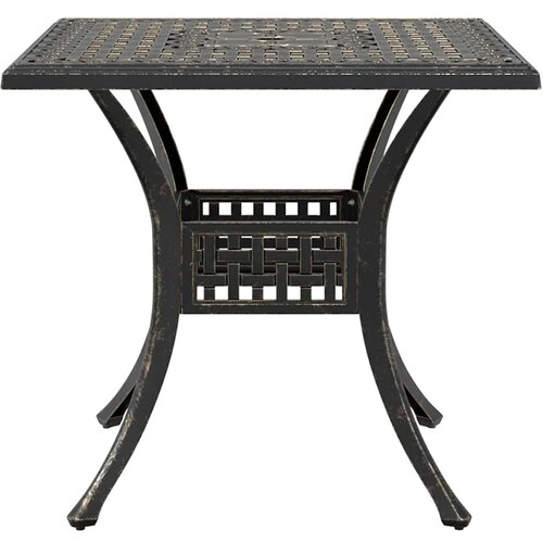  3-dijelni bistro set brončani od lijevanog aluminija Smeđa Slike