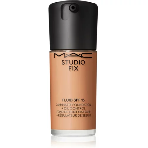 MAC Cosmetics Studio Fix Fluid SPF 15 24HR Matte Foundation + Oil Control matirajoči tekoči puder SPF 15 odtenek NC44 30 ml