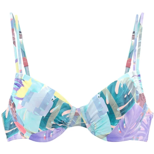 VENICE BEACH Bikini zgornji del turkizna / svetlo modra / rumena / pastelno lila